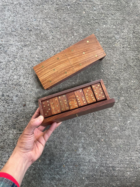 West Elm Wooden Dominoes Set