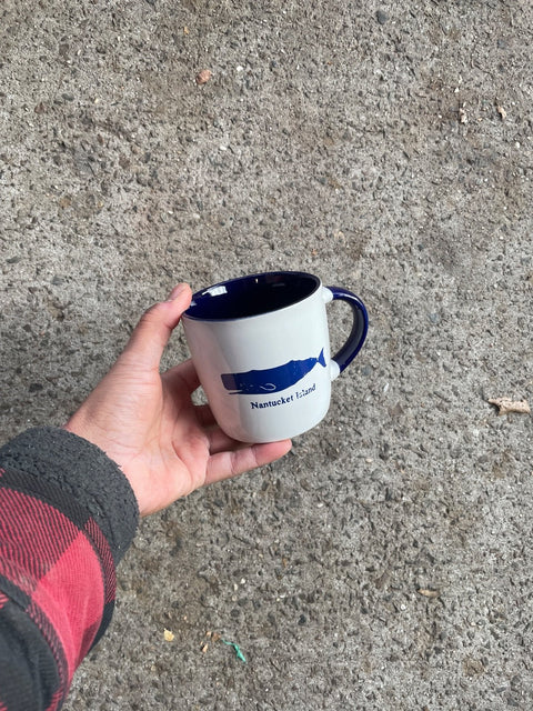 Whale Mug Nantucket Island