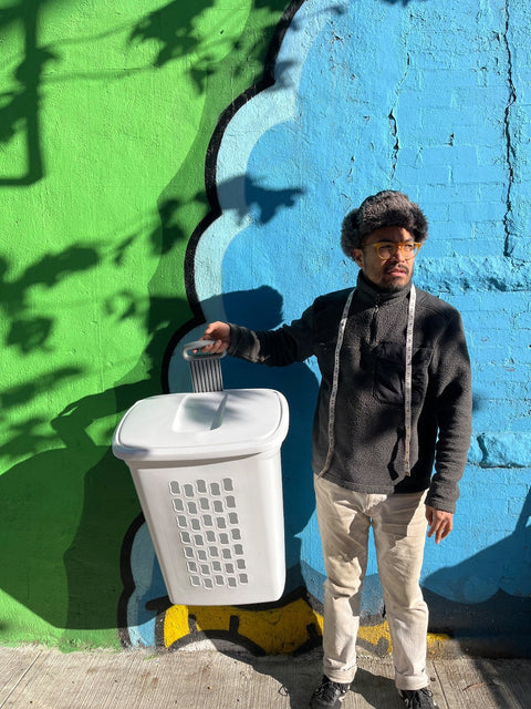 Wheeled Laundry Basket