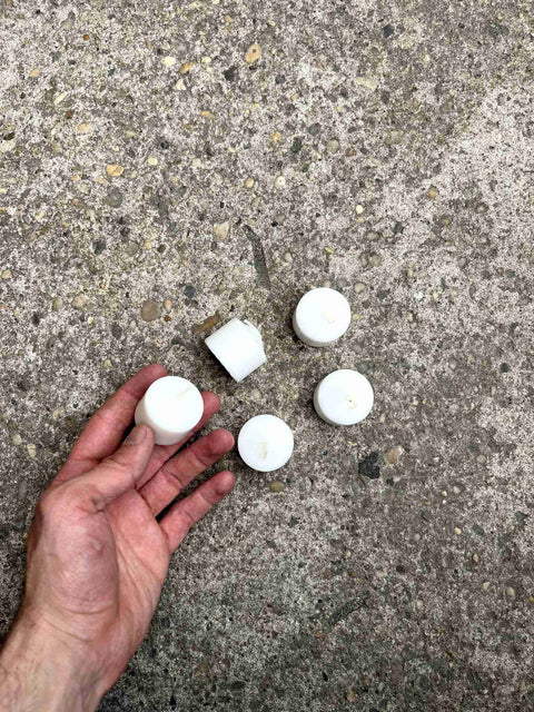 White Candle Set