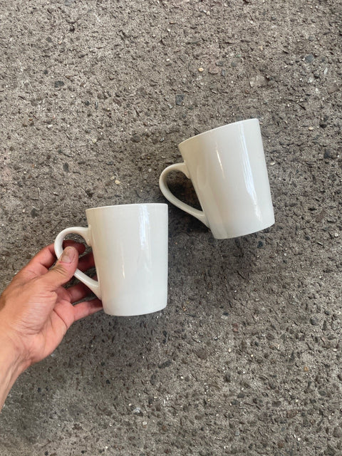 White Ceramic Coffee Mugs