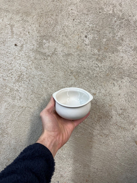 White Ceramic Sauce Bowl