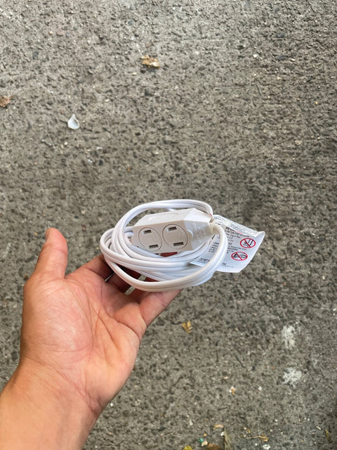 White Extension Cord