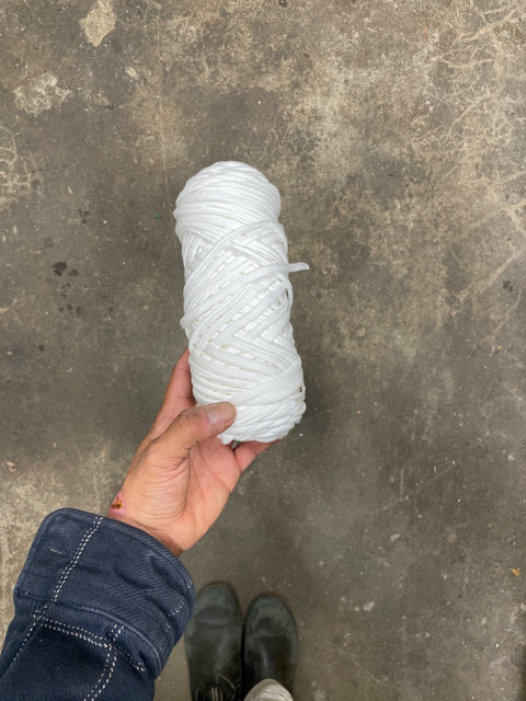 White Mask Elastic Spool