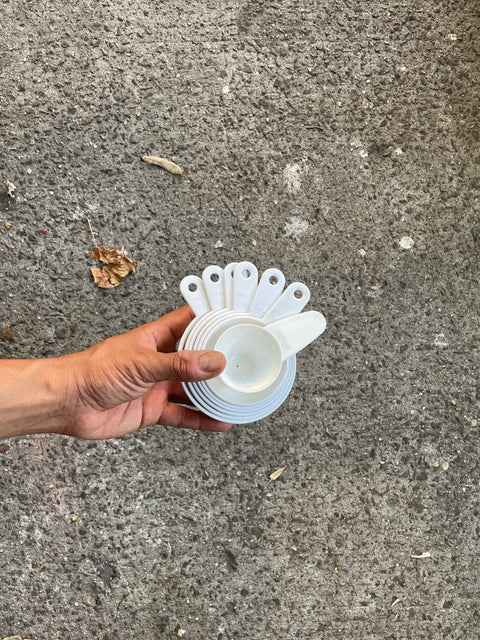 White Measuring Cups
