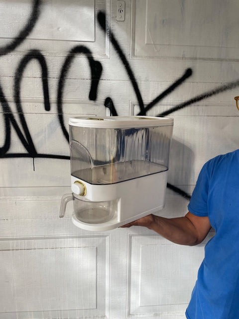 White Rice Dispenser