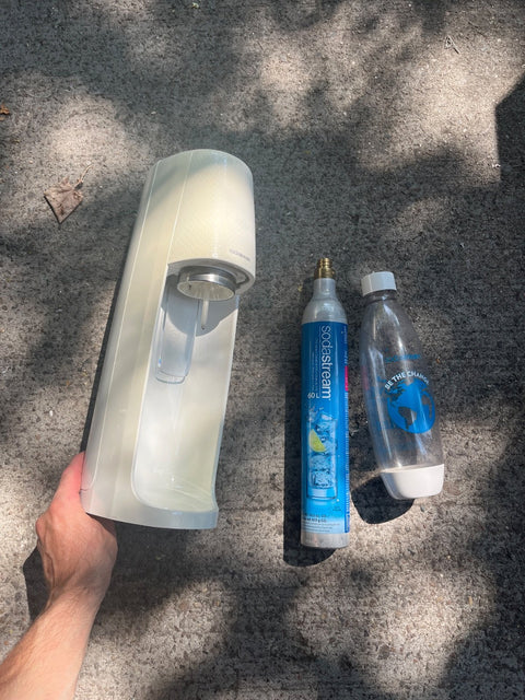 White SodaStream Kit