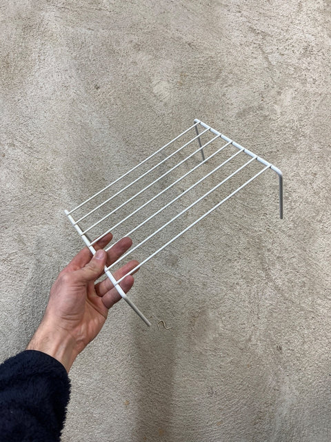 White Wire Shelf Organizer, 12x8"