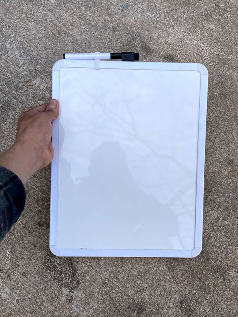 Whiteboard with Marker