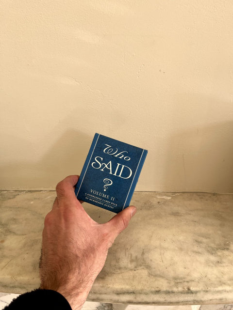 Who Said? Quote Cards