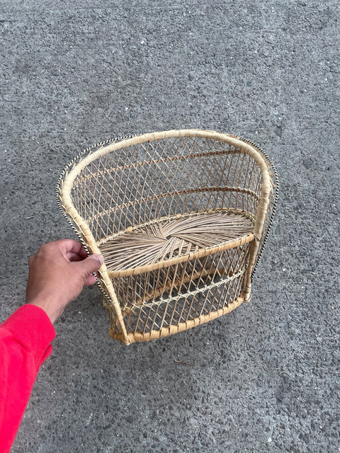 Wicker Doll-sized Chair