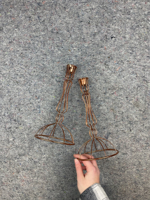 Wireframe Candleholders