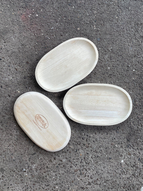Woodard & Charles Raw Wood Serving Trays