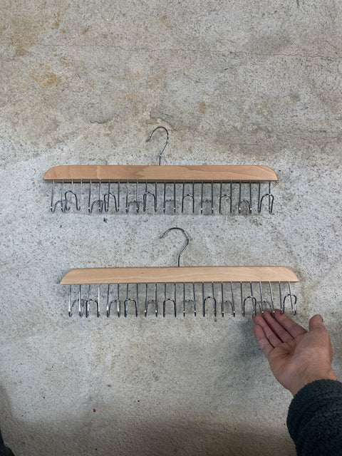 Wooden Belt Rack (Set Of 2)