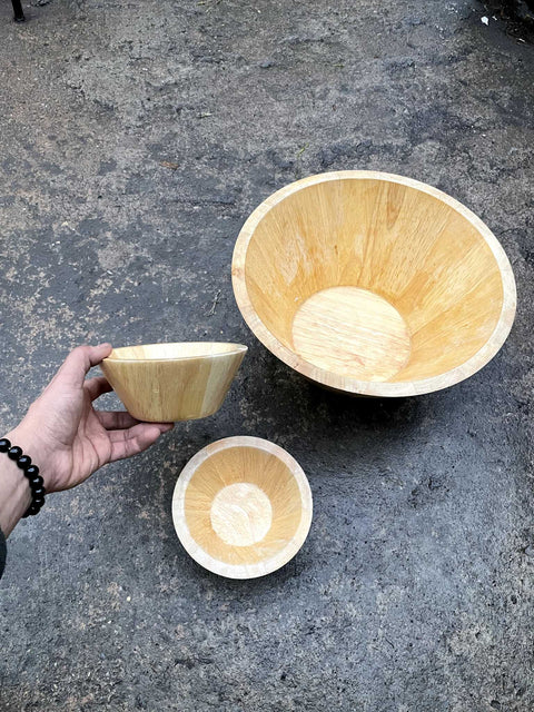 Wooden Bowl Salad Bowl Set