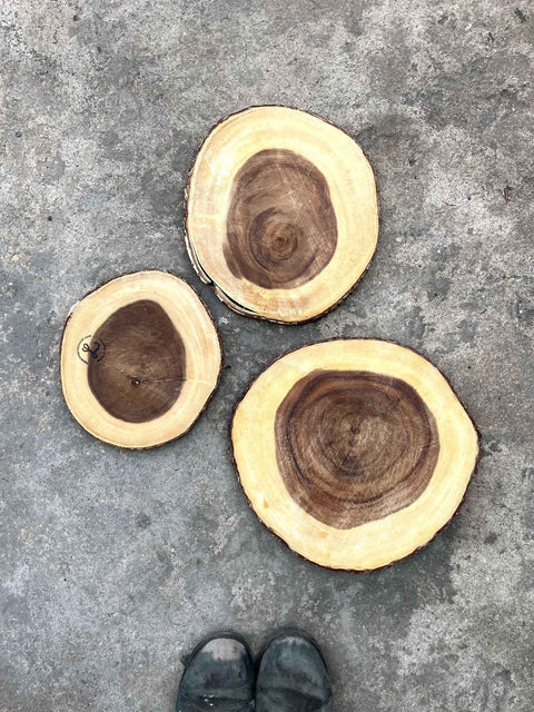 Wooden Cheese Board Set