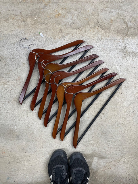Wooden Clothes Hanger Set
