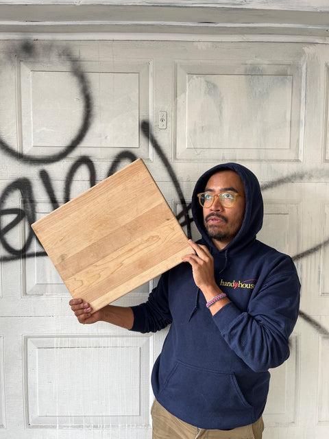 Wooden Cutting Board, 14x17"