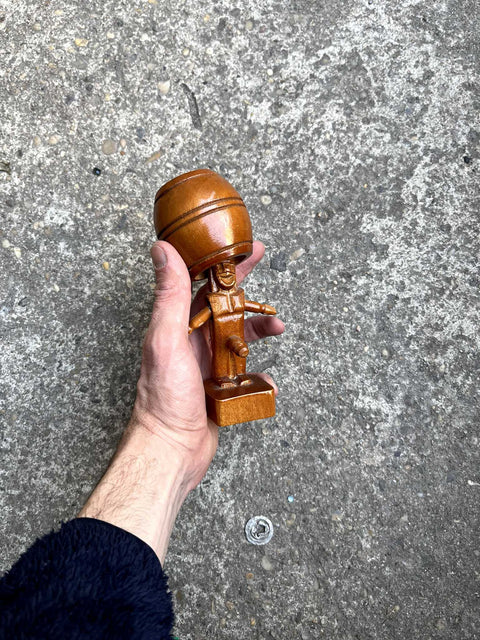 Wooden Figure That Shows Their D*** When You Remove The Barrel