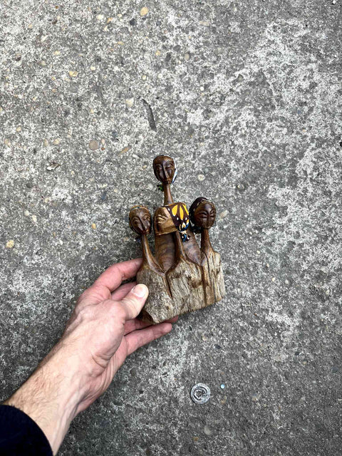 Wooden Figurine Family