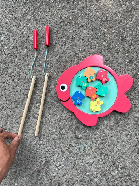 Wooden Fish Number Puzzle