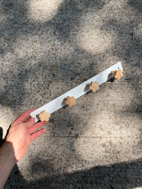 Wooden Flower Hanger, 15" Long
