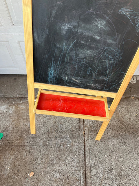 Wooden Frame Blackboard / Whiteboard Easel