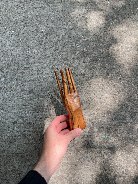 Wooden Hand Art Piece