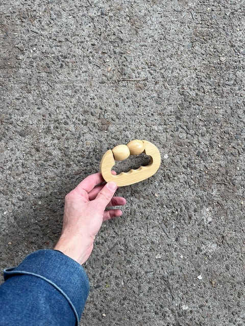 Wooden Handheld Massager