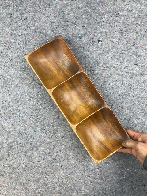 Wooden Nuts & Olives Holder