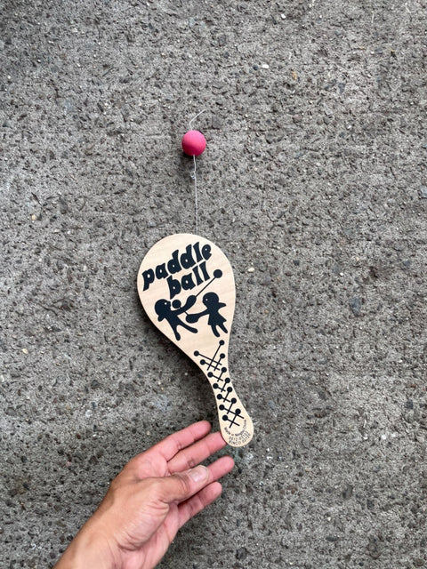 Wooden Paddle Ball Toy