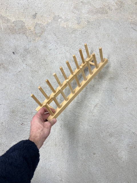 Wooden Plate Drying Rack
