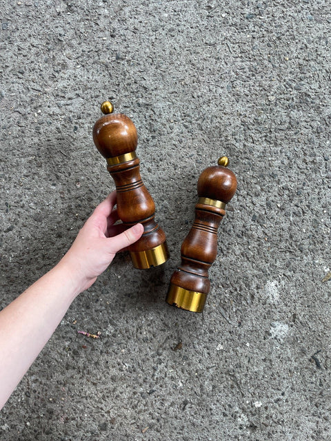 Wooden Salt & Pepper Grinders