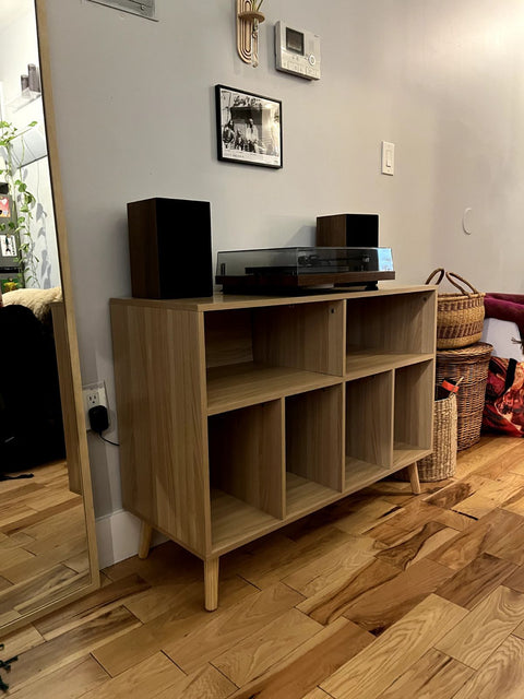 Wooden Six-Cube Storage Unit, L40xD16xH30"