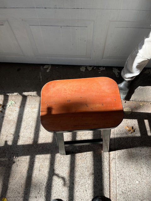 Wooden Stool, 22" High