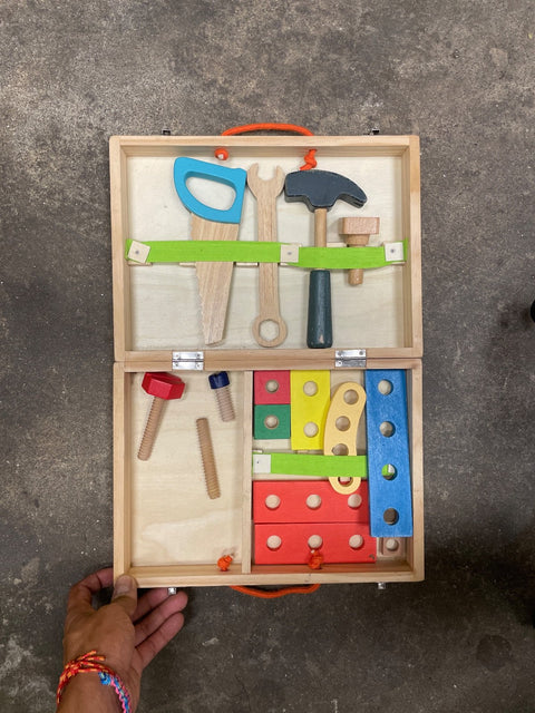 Wooden Toolbox Set Toy