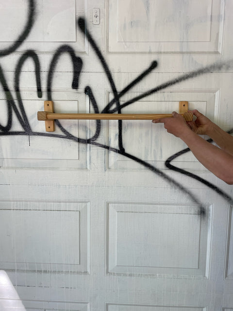 Wooden Towel Rod, 25"