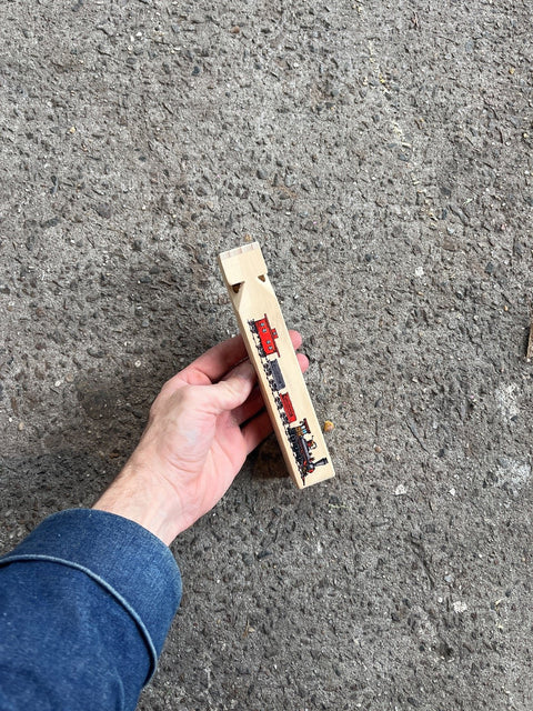 Wooden Train Whistle