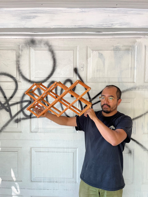 Wooden Wine Rack Organizer
