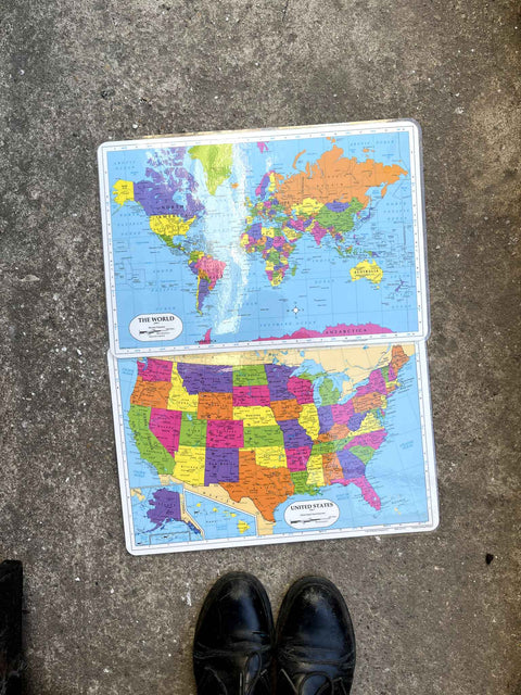 World and USA Maps