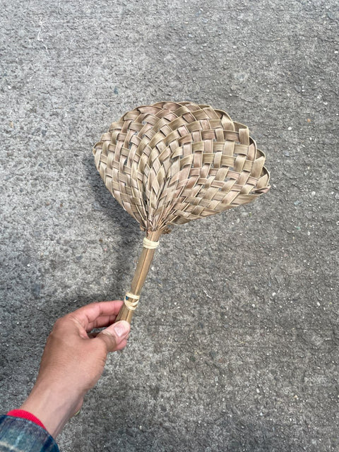 Woven Handheld Palm Leaf Fan