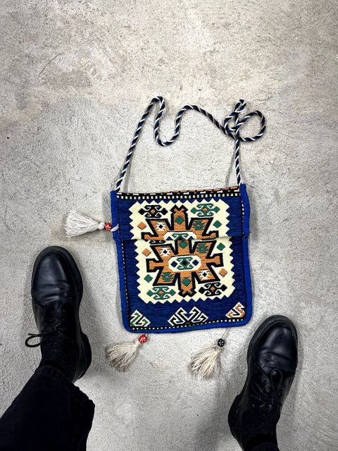 Woven Kilim Crossbody Bag