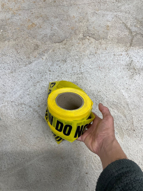 Yellow Caution Tape Roll