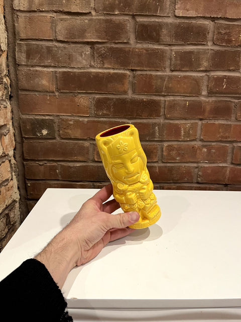 Yellow Hawaiian Tiki Mug