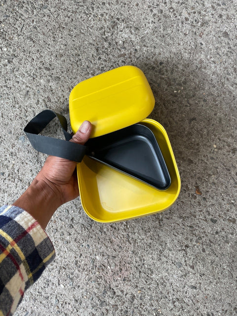 Yellow Metal Bento Box