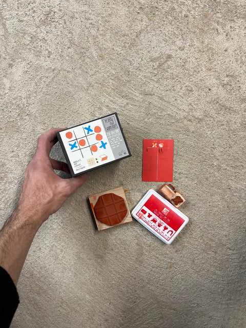 Yellow Owl Workshop Tic-Tac-Toe Stamps
