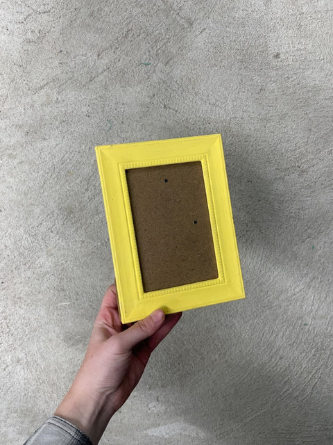 Yellow Picture Frame, 6x8"