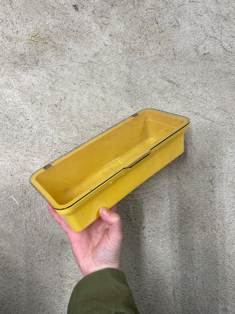 Yellow Plastic Storage Container