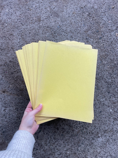 Yellow Printer Paper