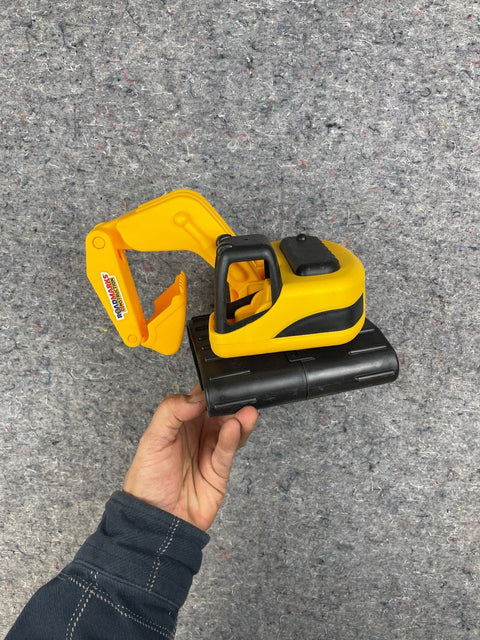 Yellow Toy Excavator Truck